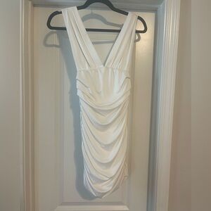 Hello Molly white bodycon mini dress size medium